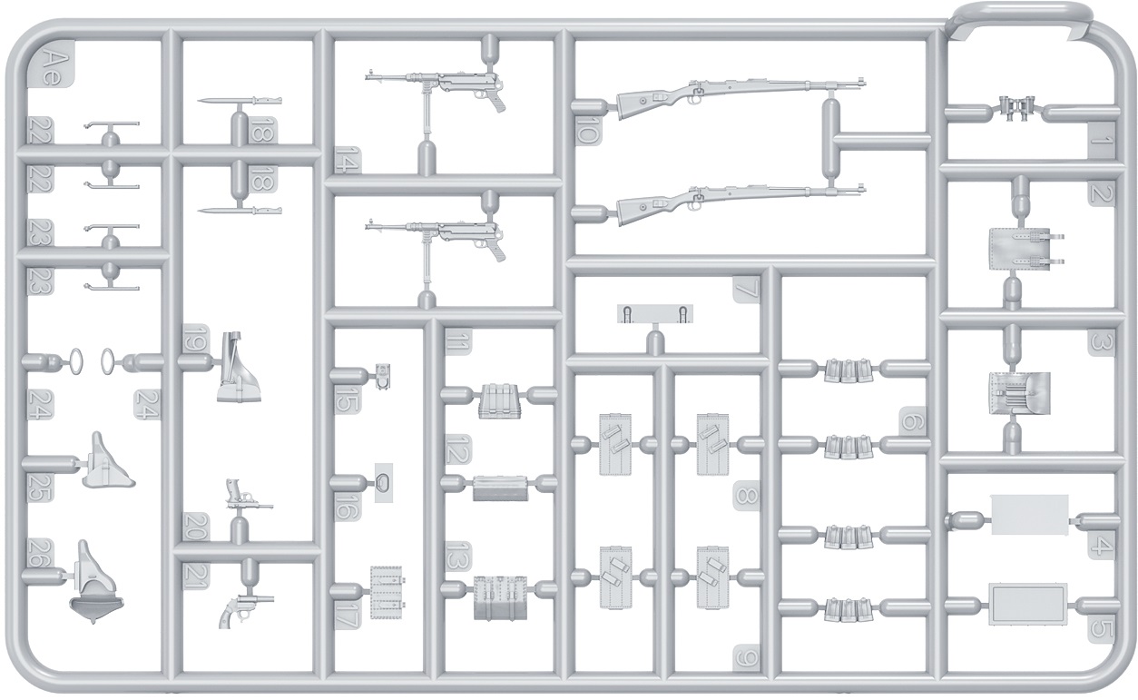 ミニアート[MA35376]1/35 ドイツ戦車乗組員セット1 フィギュア4体入