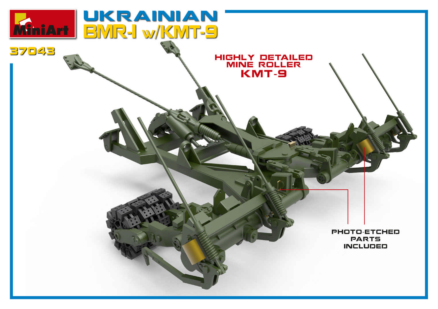 ミニアート[MA37043]1/35 ウクライナ軍BMR-1 w/KMT-9 - M.S Models Web