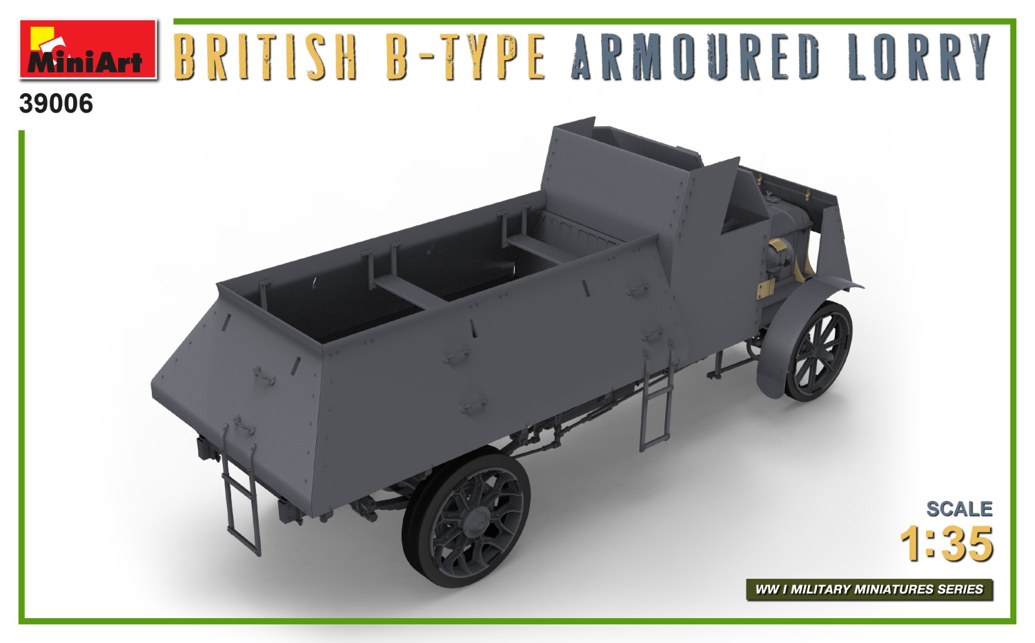 ミニアート[MA39006]1/35 イギリス 装甲トラック Bタイプ - M.S Models