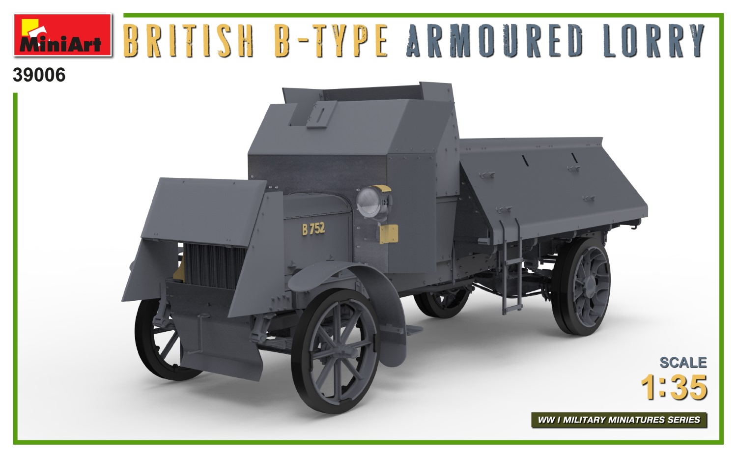 ミニアート[MA39006]1/35 イギリス 装甲トラック Bタイプ - M.S Models