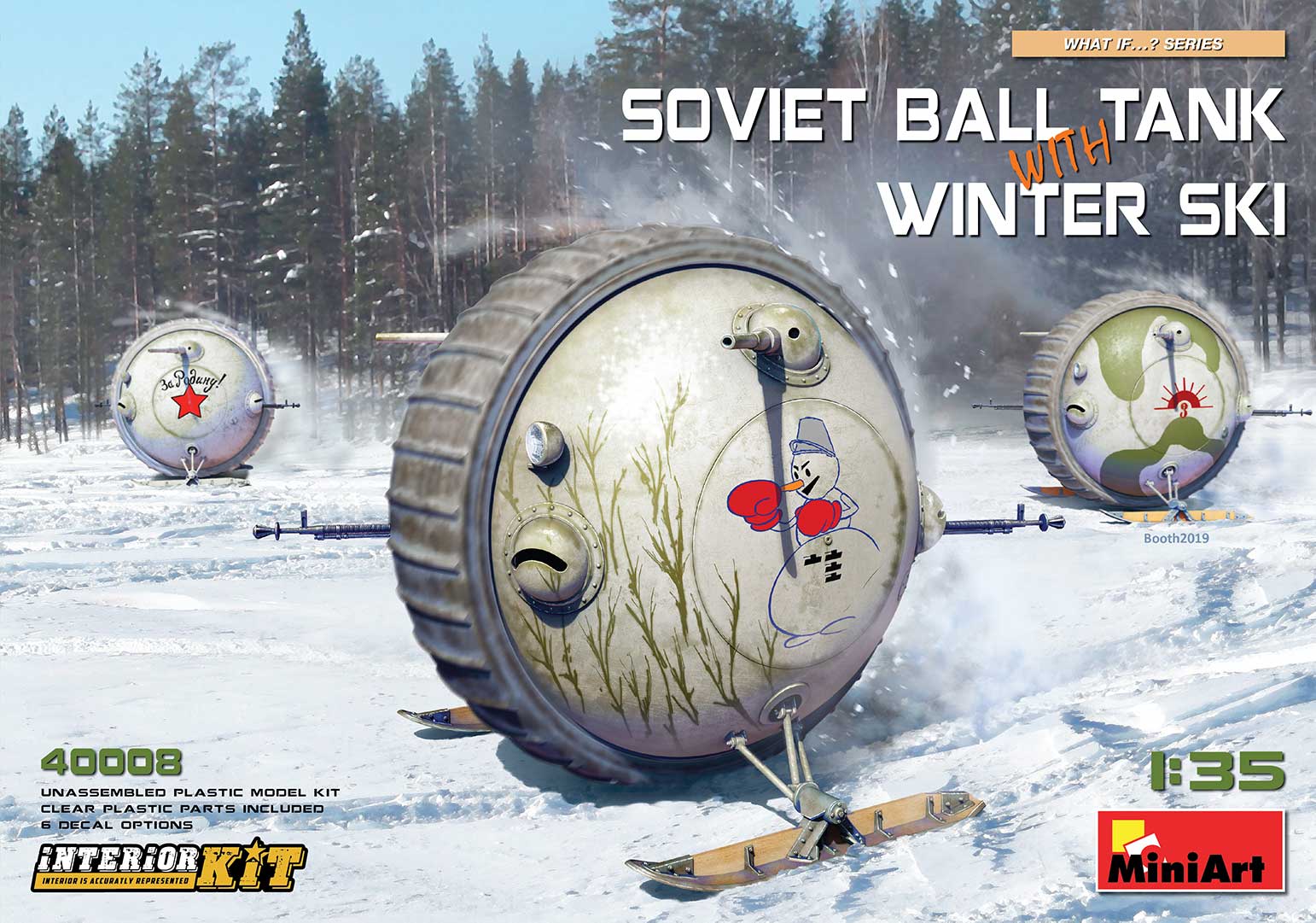ミニアート[MA480004]1/35 ソビエトボールタンク 冬季用スキー版装備