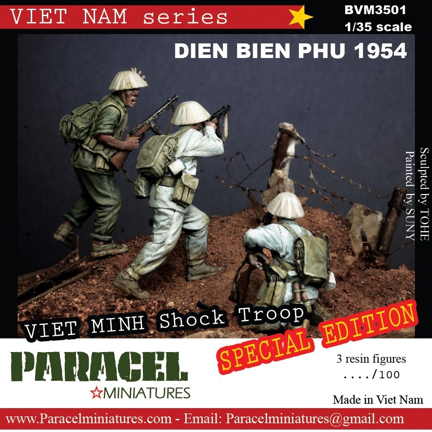 Paracel Miniatures[BVM3501]1/35 ベトナム戦争 ベトミン兵士セット