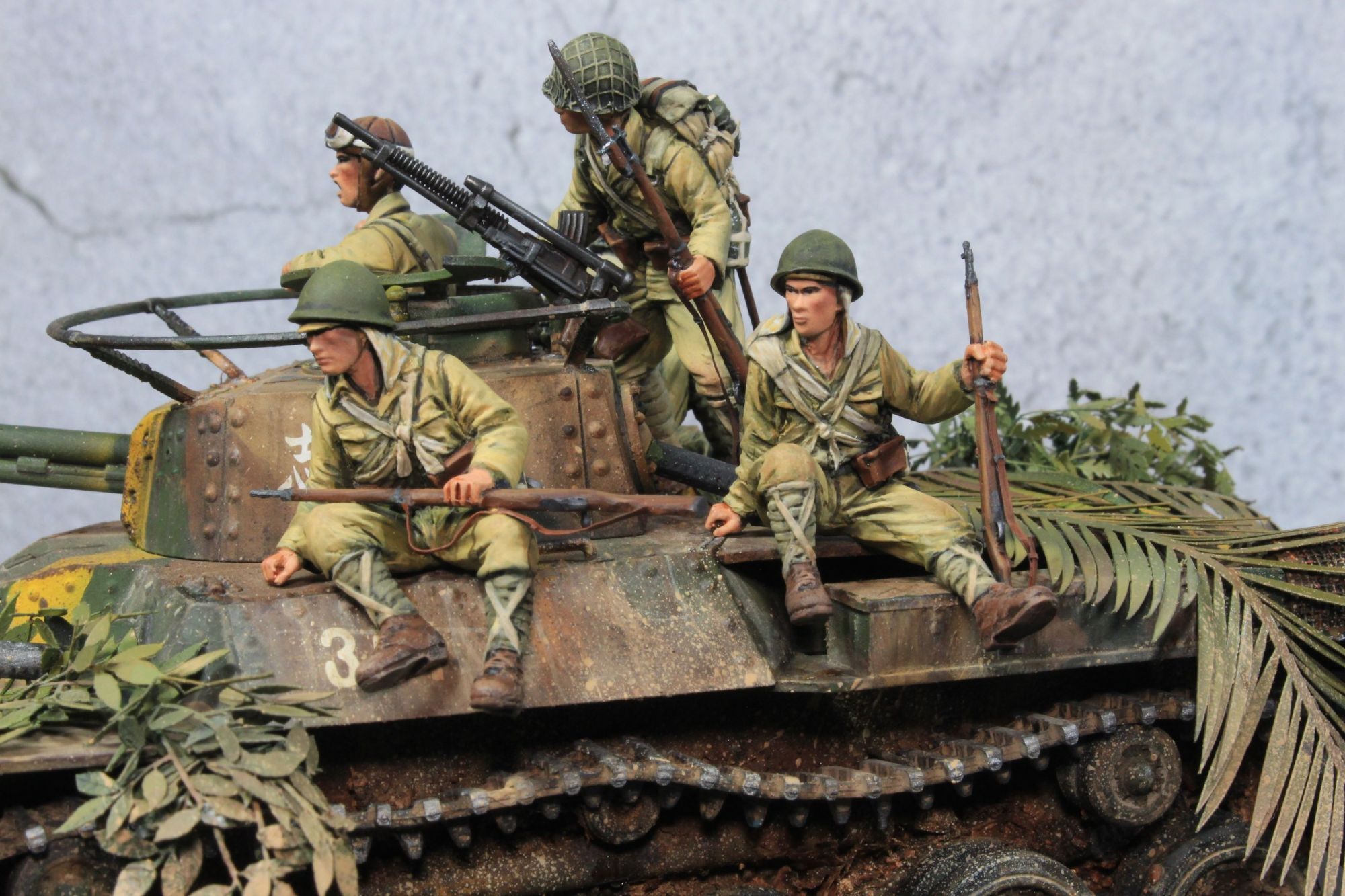 Paracel Miniatures[BWW3506]1/35 WWII 日本帝国陸軍 戦車跨乗兵ビッグセット