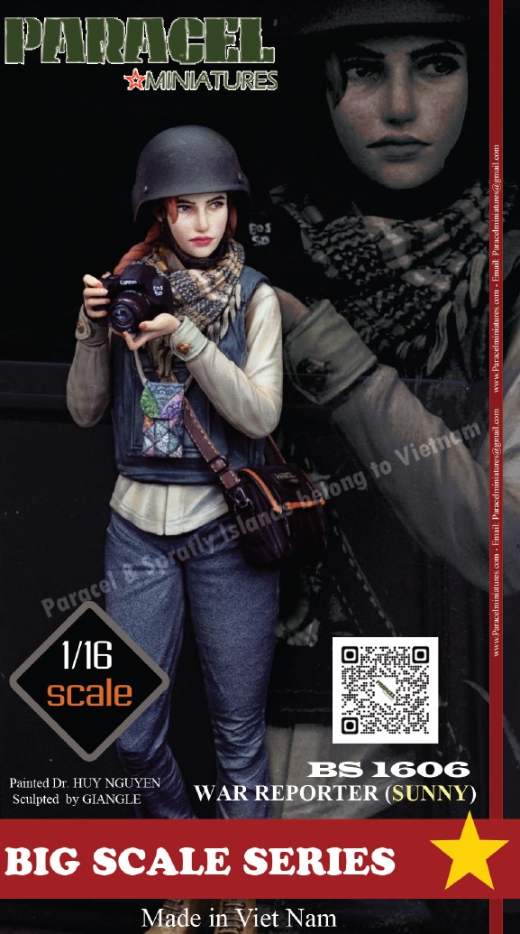 Paracel Miniatures[BS1606]1/16 現用 女性従軍記者 サニー - M.S