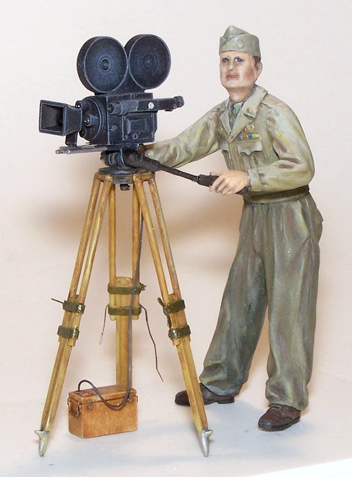 PlusModel[PM307]1/35WWII米 映画カメラと米兵