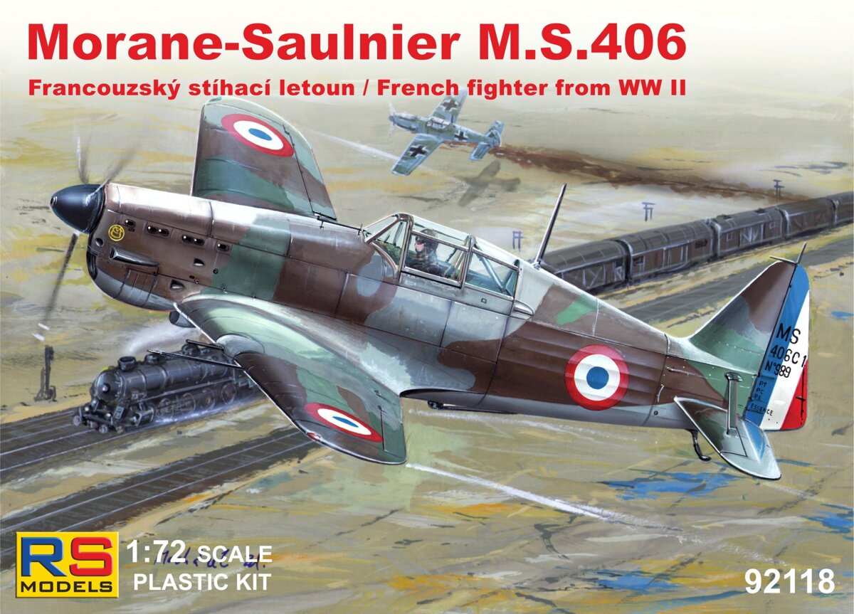 RS MODELS[RSM92118]1/72　モラーヌソルニエMS.406（フランス空軍)