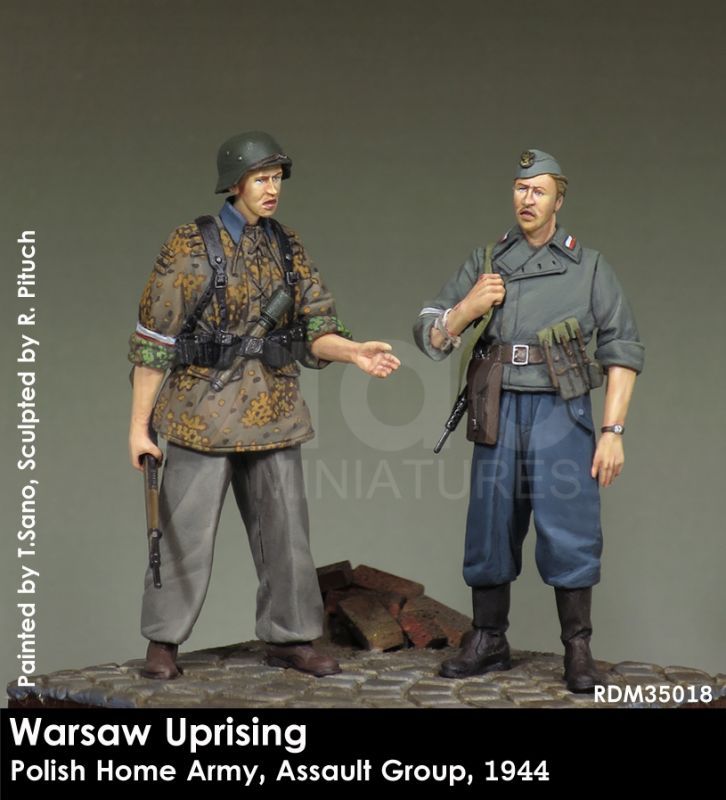 Rado Miniatures[RDM35018]1/35 ワルシャワ蜂起 ポーランド国内軍 1944(2体セット)