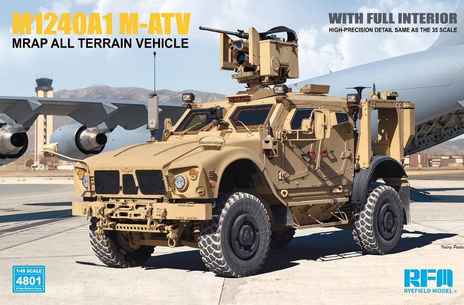 ライフィールドモデル[RFM4801]1/48 M1240A1 M-ATV MRAPw/フルインテリア
