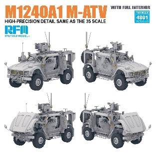 ライフィールドモデル[RFM4801]1/48 M1240A1 M-ATV MRAPw/フル