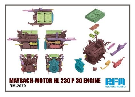 ライフィールドモデル[RFM2070]1/35 マイバッハ HL230 P30エンジン