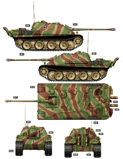 ライフィールドモデル[RFM5031]1/35 ヤークトパンター G2型ドイツ重駆逐戦車w/可動式履帯