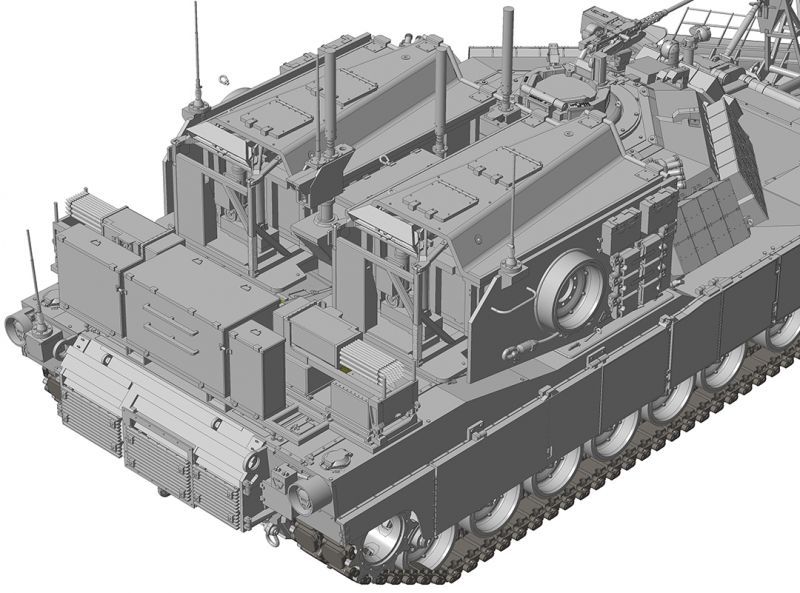 ライフィールドモデル[RFM5011]1/35 現用米 M1突撃啓開車 ブリーチャー