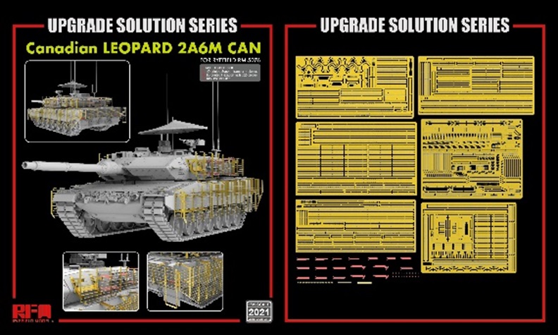 ライフィールドモデル[RFM2021]1/35 カナダ軍 レオパルト2A6M CAN用 グレードアップパーツセット (RFM5076用) - M.S  Models Web Shop