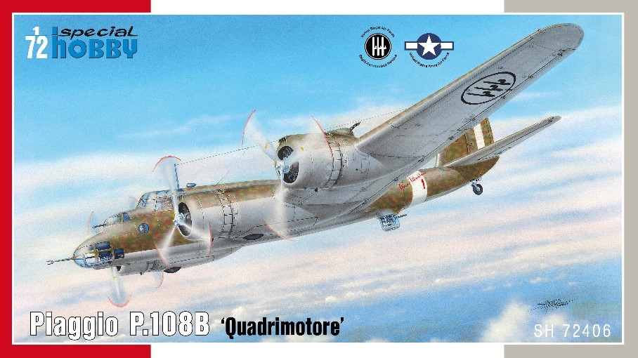 スペシャルホビー[SPH SH72406]1/72 ピアッジョ P.108B 4発重爆撃機