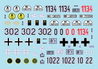 STAR DECALS[SD35-C1372]1/35 WWII ドイツ Sd.Kfz.251/7 Ausf.D 戦闘工兵車  装甲教導師団/第9装甲師団/第20装甲師団/第107装甲旅団