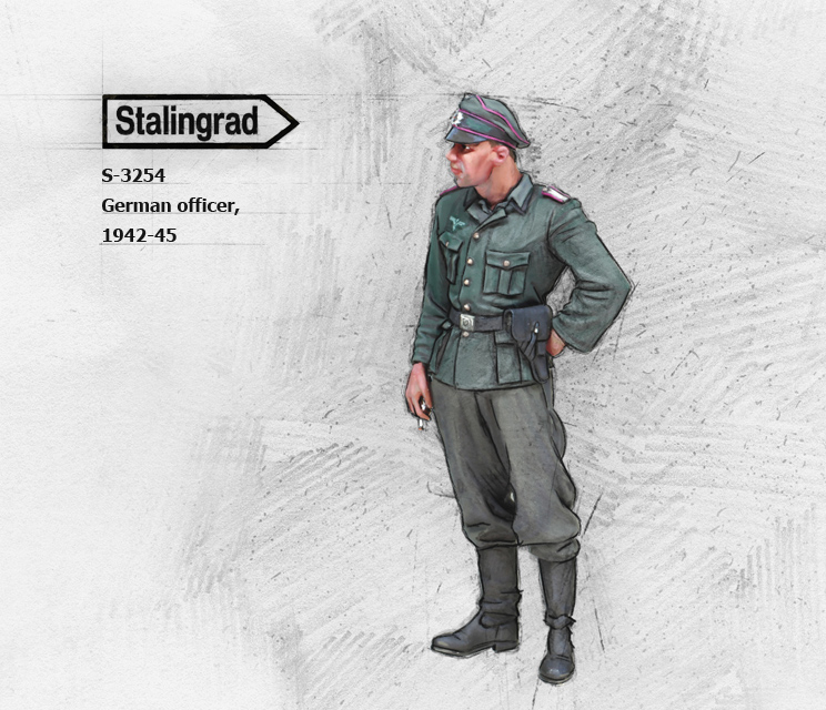 スターリングラード[ST3254]1/35 WWII ドイツ陸軍将校1942〜45 整備