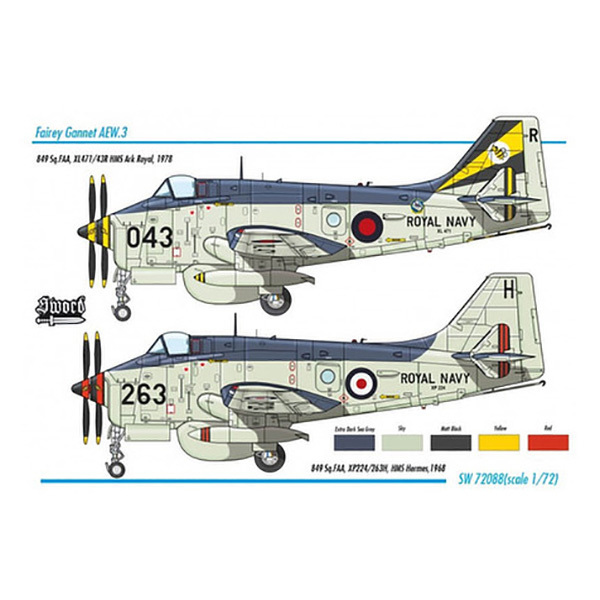 ソード[SWD72088S]1/72 ガネットAEW.3キット&ディテールセット - M.S