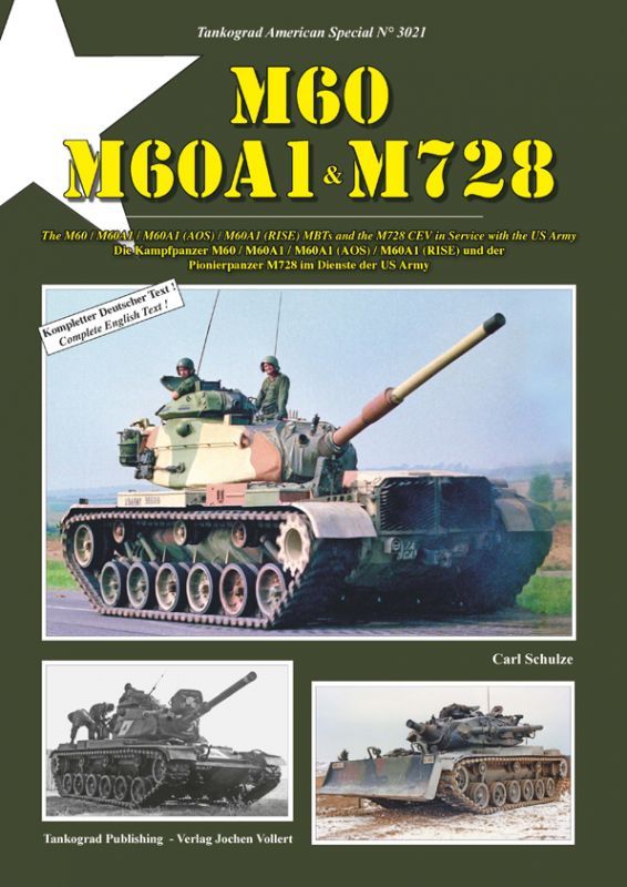 Tankograd[TG-US 3021］M60,M60A1中戦車,M728戦闘工兵車 - M.S Models