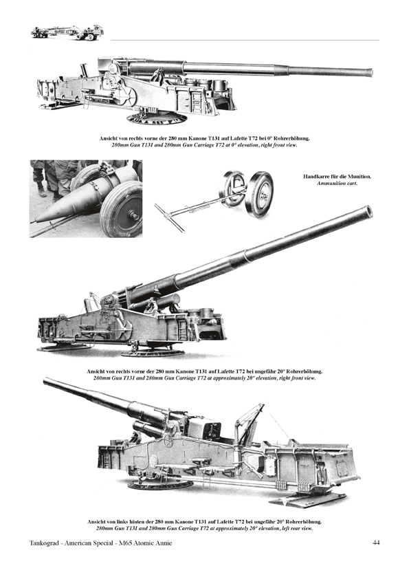 Tankograd[TG-US 3042]米M65 280mmカノン砲とソ連406mm2A3