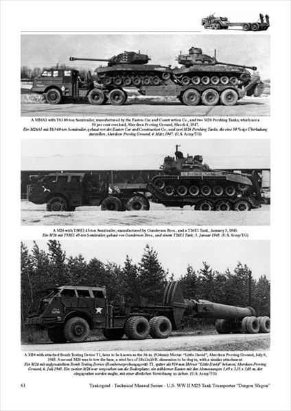 Tankograd[TG-TM 6017]U.S. WW II M25 Tank Transporter DRAGON WAGON