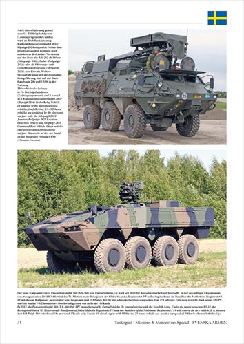 Tankograd[TG-MM 7027]SVENSKA ARMEN　現用スウェーデン軍の軍用車両