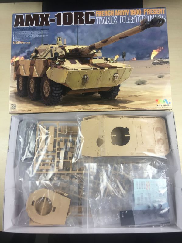 タイガーモデル[TM-4609]1/35 現用仏 AMX-10RC 対戦車装輪装甲車 