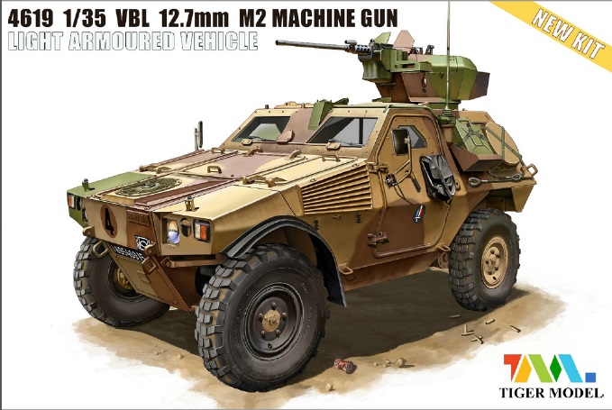 タイガーモデル[TM-4619]1/35 現用仏 パナール VBL 軽装甲機動車 .50