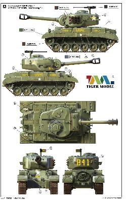 タイガーモデル[TML501]キュートタンクシリーズ：米軍 M26 パーシング