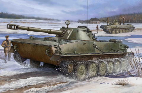 トランペッター[TR00380] 1/35 ソビエト軍ＰＴ－76 水陸両用戦車