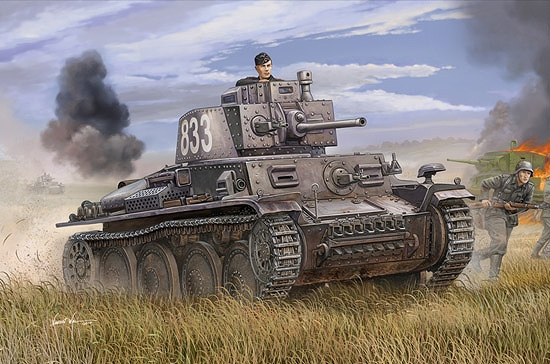 トランペッター[TR01577]1/35 ドイツ軍 プラガ38(t)軽戦車 E/F型