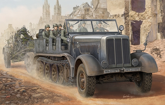 トランペッター[TR01583]1/35 ドイツ軍 Sd.kfz.8 12t重ハーフトラック