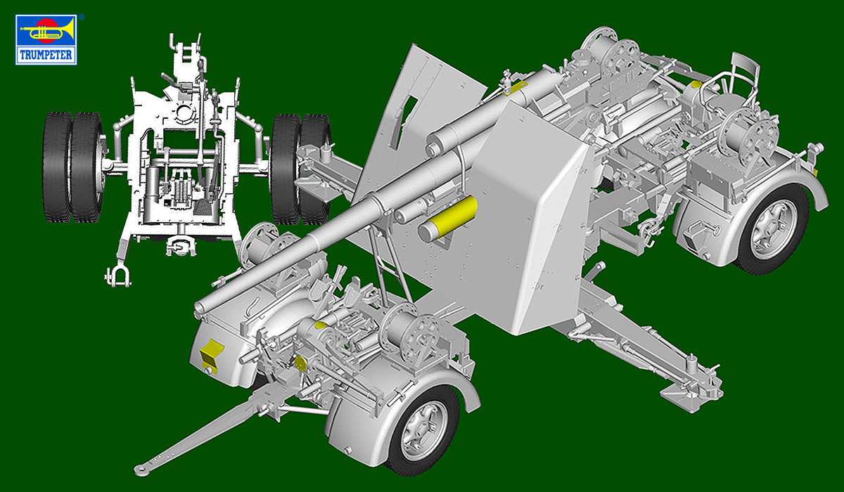 トランペッター[TR02359]1/35 ドイツ軍 8.8cm Flak36/37 - M.S Models