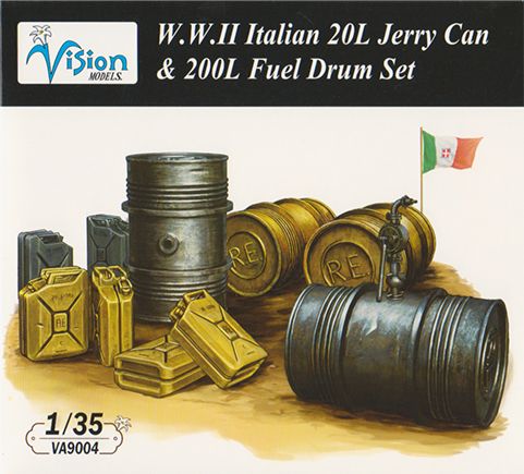 ヴィジョンモデルズ[VA-9004]1/35 WWII イタリア陸軍 20Lジェリ缶
