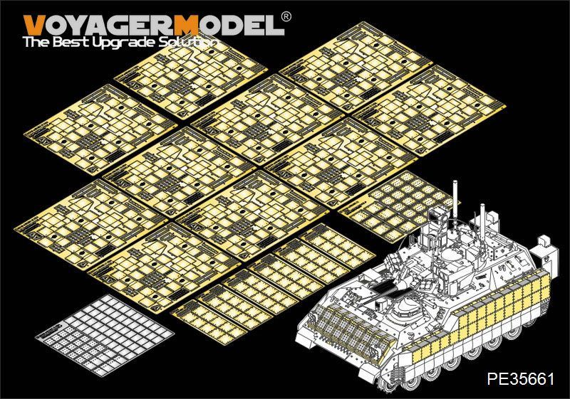 VoyagerModel [PE35661]1/35現用米 M2A3 ブラッドレー BUSK III 増加装甲付き  ERAディティールセット(モンモデルSS-004用)