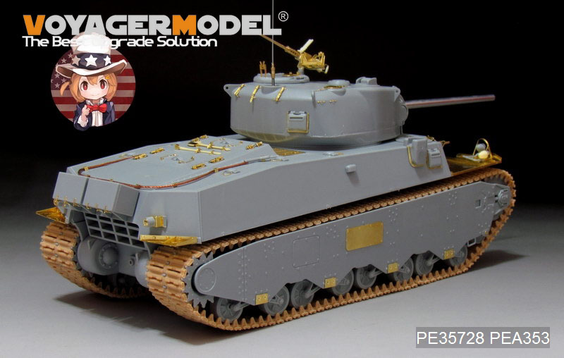 VoyagerModel [PE35728] 1/35 WWII米 M6重戦車 エッチングセット