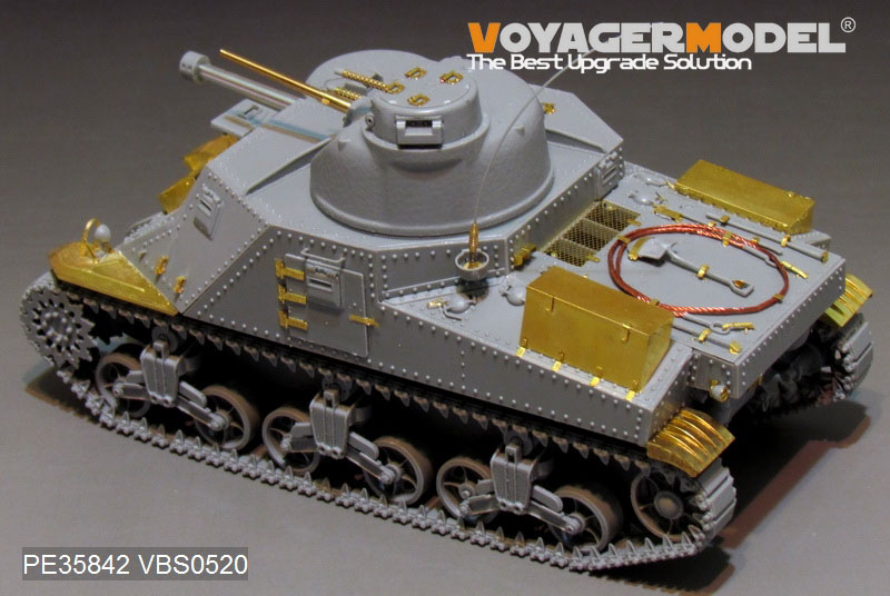 VoyagerModel [PE35842]1/35 WWII米 M3リー中戦車 エッチング基本セット(タコム2085用)