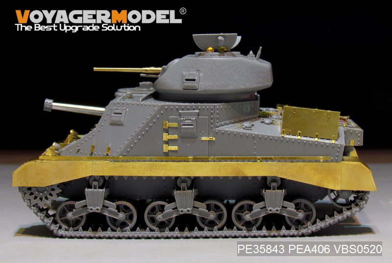 VoyagerModel [PE35843]1/35 WWII英 M3グラント中戦車 エッチング基本セット(タコム2086用)