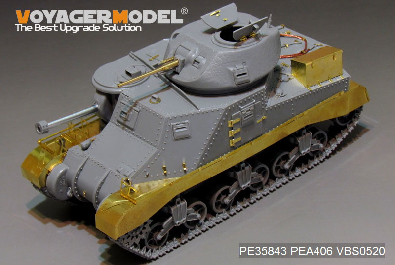 VoyagerModel [PE35843]1/35 WWII英 M3グラント中戦車 エッチング基本セット(タコム2086用)