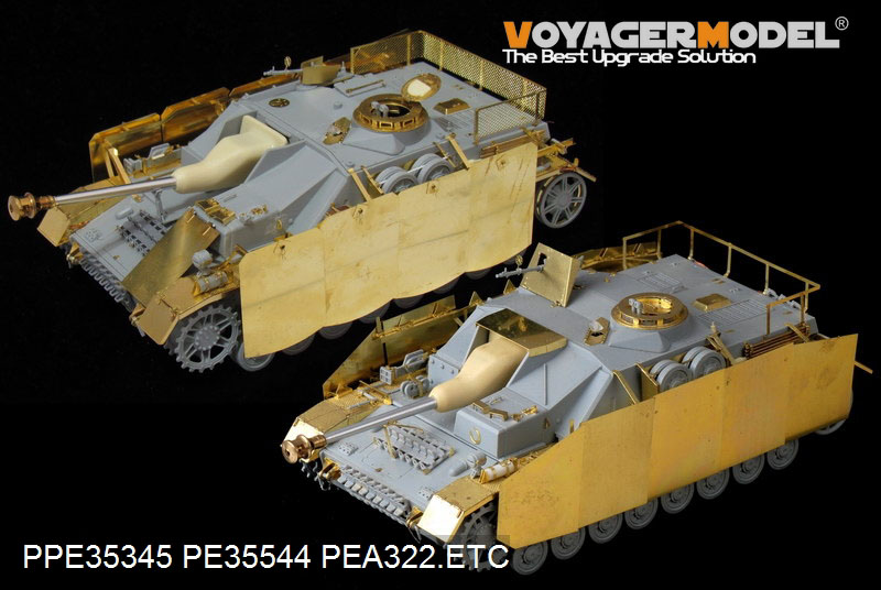 Voyagermodel Pea322 1 35 Wwii独 Iv号突撃砲後期型 追加装甲セット Dml6612用 M S Models Web Shop