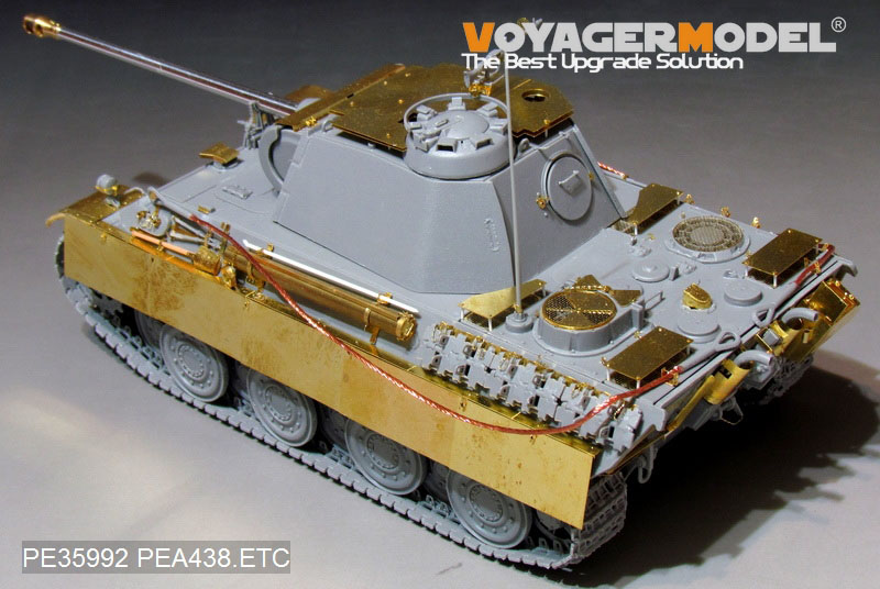 VoyagerModel [PEA438]1/35 WWII 独 パンターA/G  Pz.Rgt.26対空防御装甲板セット(タコム2119/2120/2121)