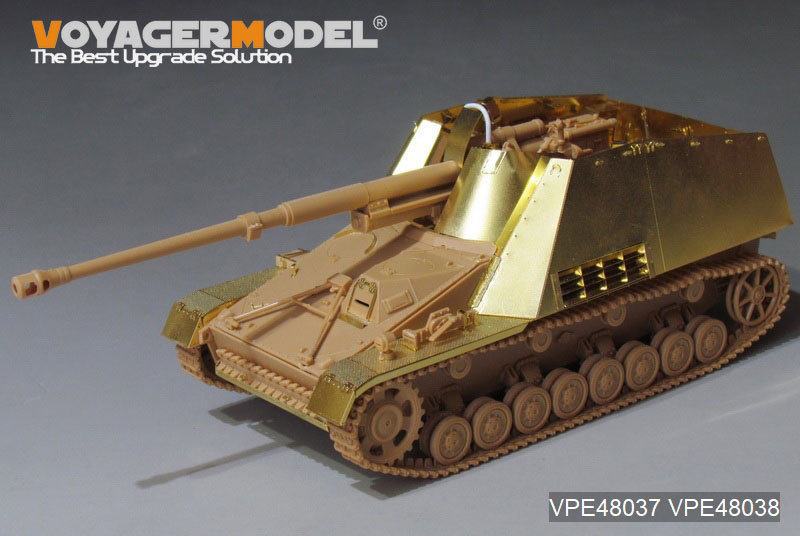 VoyagerModel[VPE48038]1/48 WWII ドイツSd.Kfz.164対戦車自走砲ナースホルン  砲弾箱/フェンダーセット(タミヤ32600)