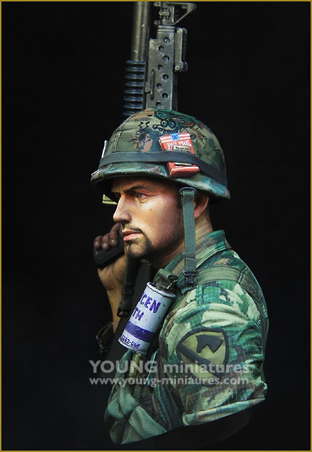 Young Miniatures[YM1866]1/10 ベトナム戦争 アメリカ陸軍第1騎兵師団 擲弾筒手 1970