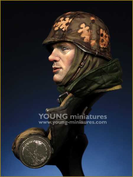 Young Miniatures[YM1889]1/10 WWII 独 ドイツ陸軍野戦憲兵胸像