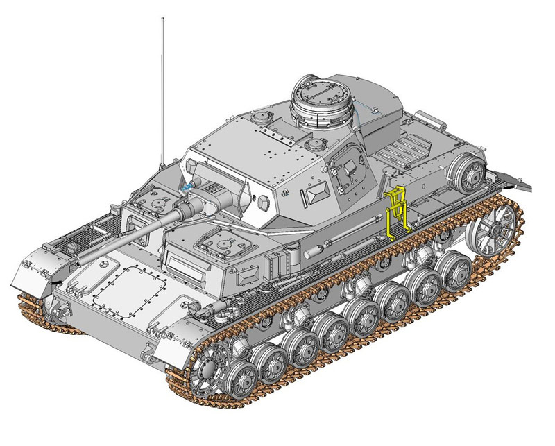 サイバーホビー [CH6736]1/35 WW.II ドイツ軍 IV号戦車D型 5cmL/60砲搭載型