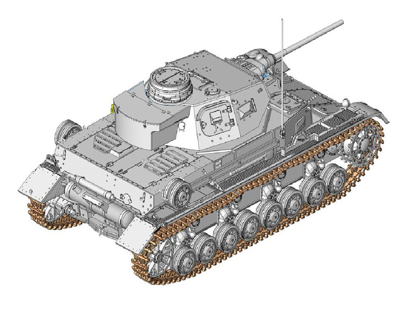 サイバーホビー [CH6736]1/35 WW.II ドイツ軍 IV号戦車D型 5cmL/60砲搭載型