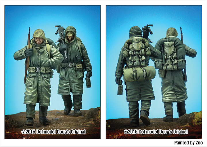 DEF.MODEL[DF35001]1/35 米海兵隊 朝鮮戦争 1950/51冬 セット1(2体セット)