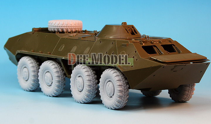 DEF.MODEL[DW35013]BTR-70 APC 自重変形タイヤ（ズベズダ用） - M.S