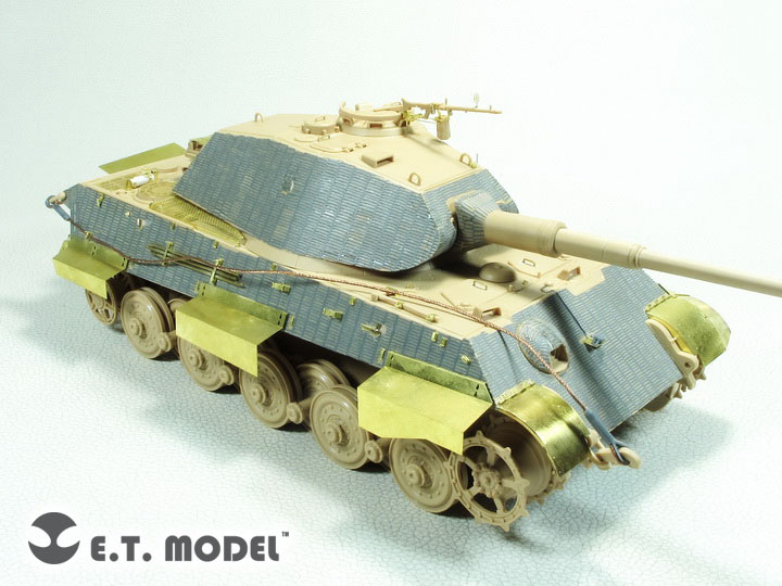 E.T.MODEL[E35-273]1/35 WWII 独 キングタイガー ポルシェ砲塔用基本セット(モンモデル用)