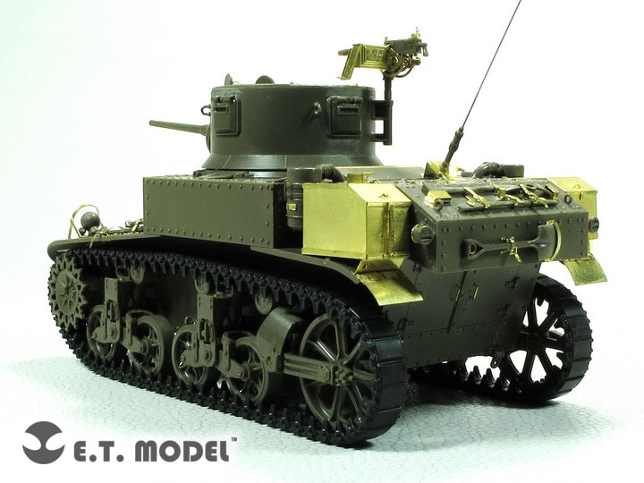 E.T.MODEL[E35-280]1/35 WWII米M3スチュアート軽戦車後期型(タミヤ35360用)