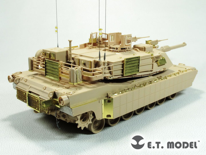 E.T.MODEL[E35-284]1/35 現用 米陸軍/海兵隊 M1A1 AIM/M1A1 TUSK(モンモデルTS-032用)